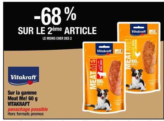 la gamme meat me ! 60 g vitakraft