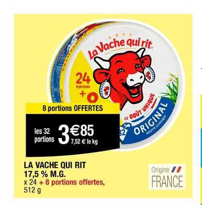 la vache qui rit 17,5% m.g.