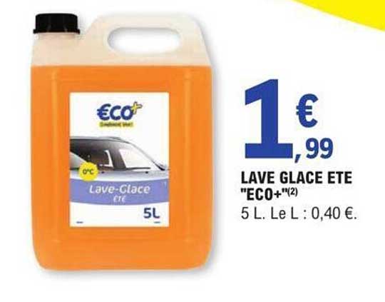 lave glace été "éco+"
