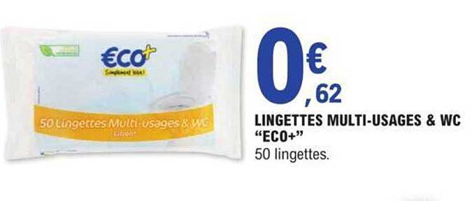 lingettes multi-usages & wc "éco+"