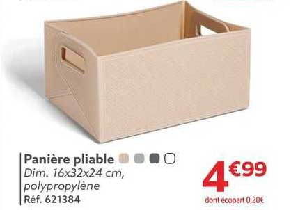 Panière Pliable