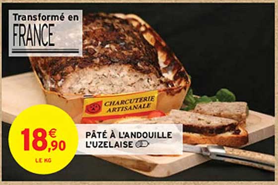 pâté à l'andouille l'uzelaise