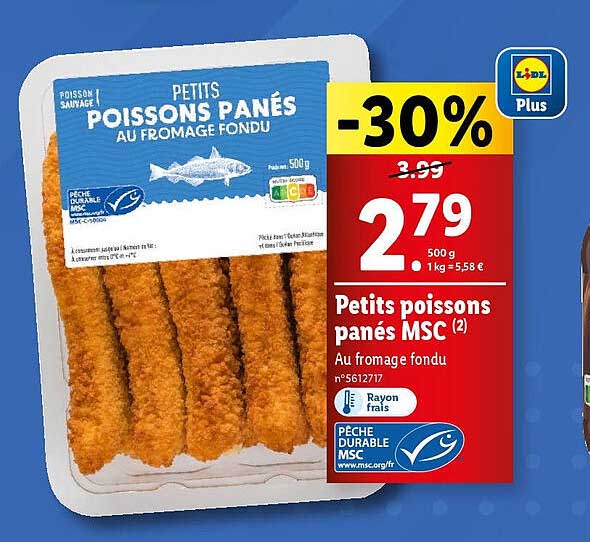 Petits Poissons Panés Msc