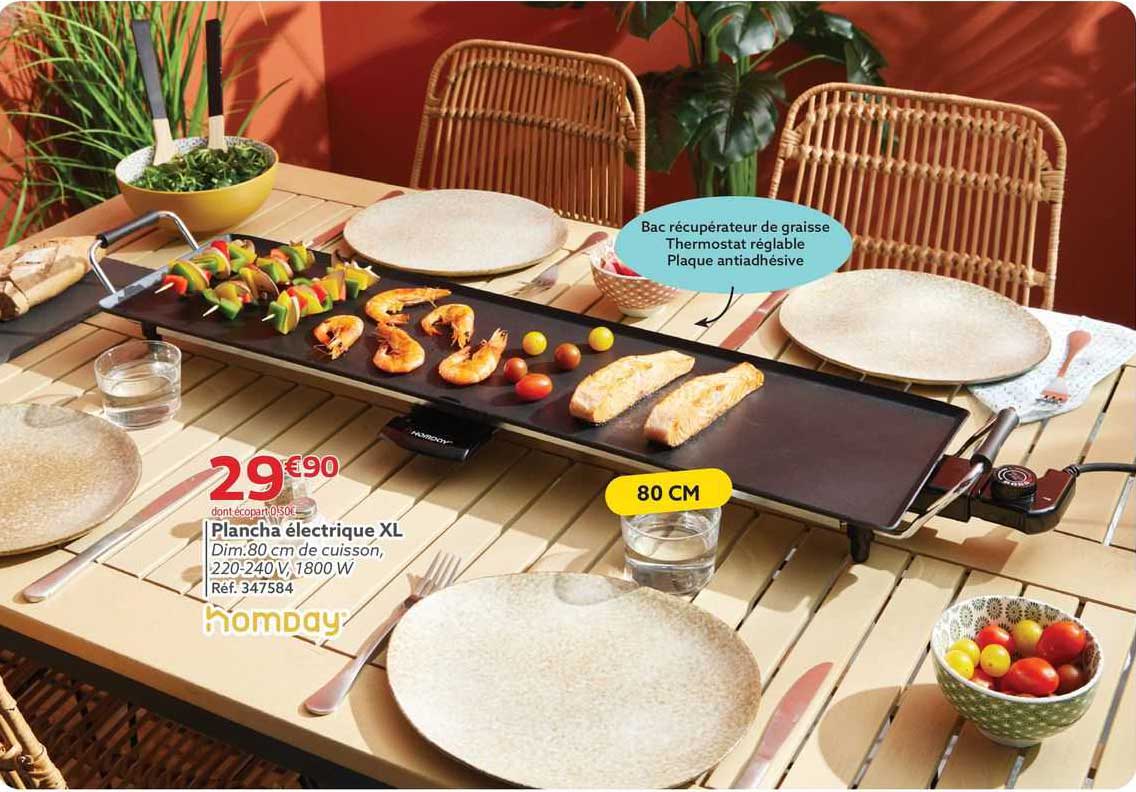 Plancha électrique Xl