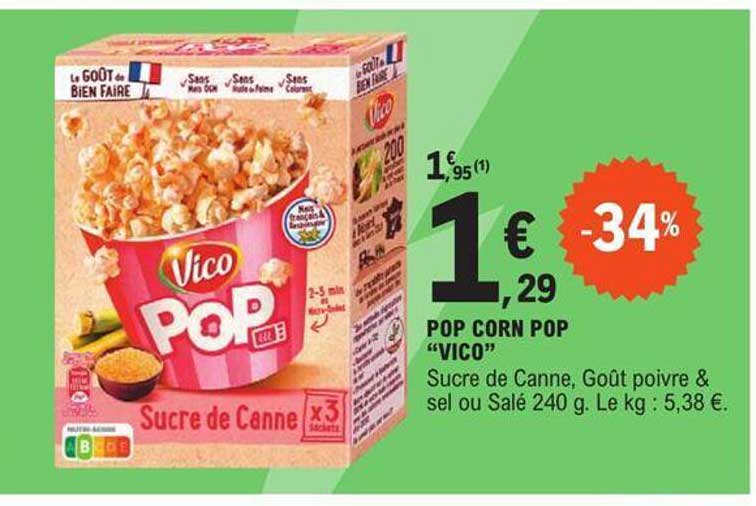 pop corn pop vico -34%