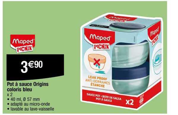 pot à sauce origins coloris bleu maped picnik