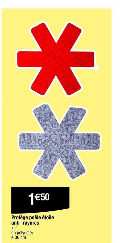 Protège Poêle étoile Anti-rayures