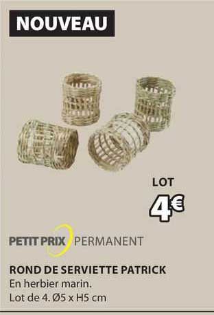 rond de serviette patrick