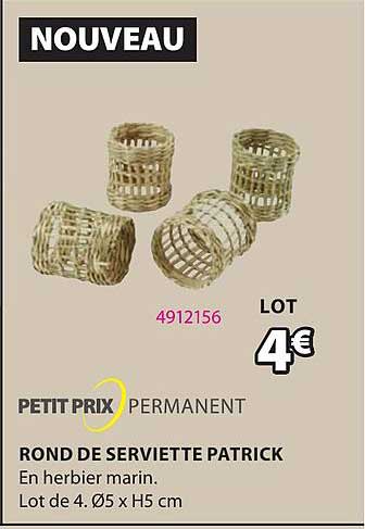 Rond De Serviette Patrick