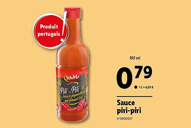 sauce piri-piri sol & mar