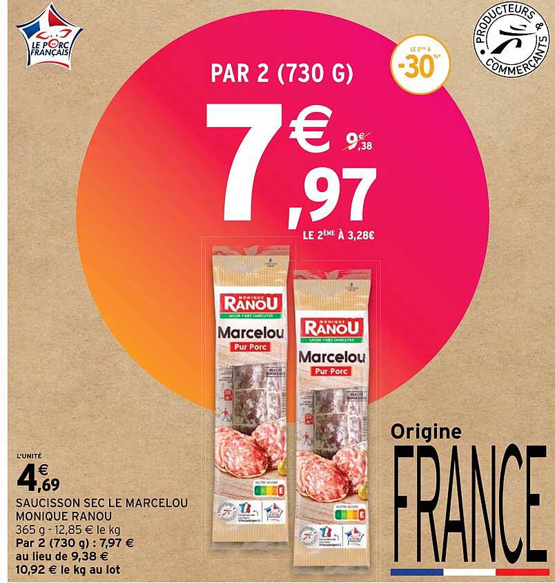 saucisson sec le marcelou monique ranou