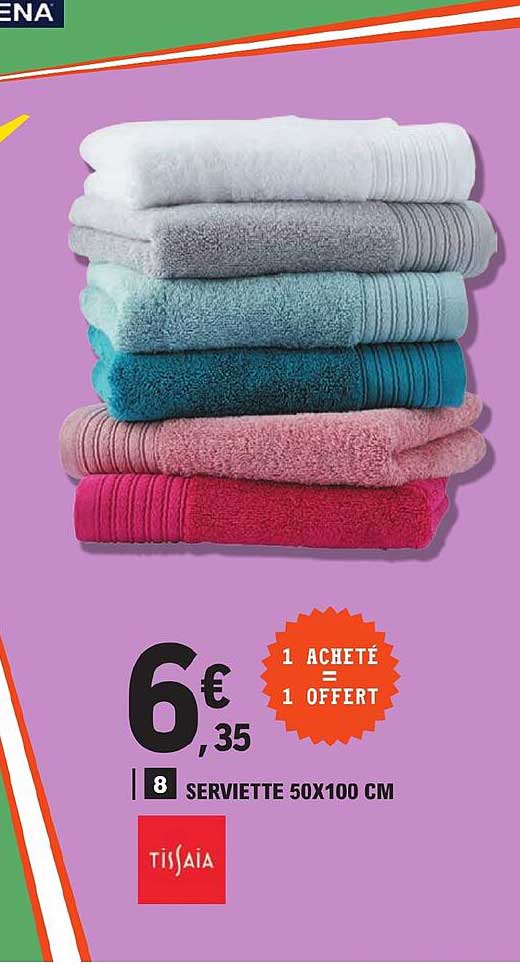 Serviette 50 X 100 Cm Tissaia