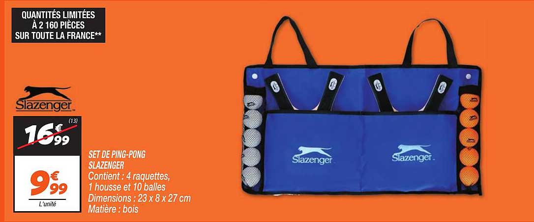 Set De Ping-pong Slazenger