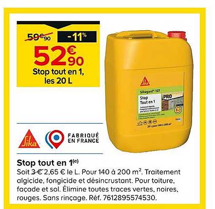Stop Tout En 1 Sika