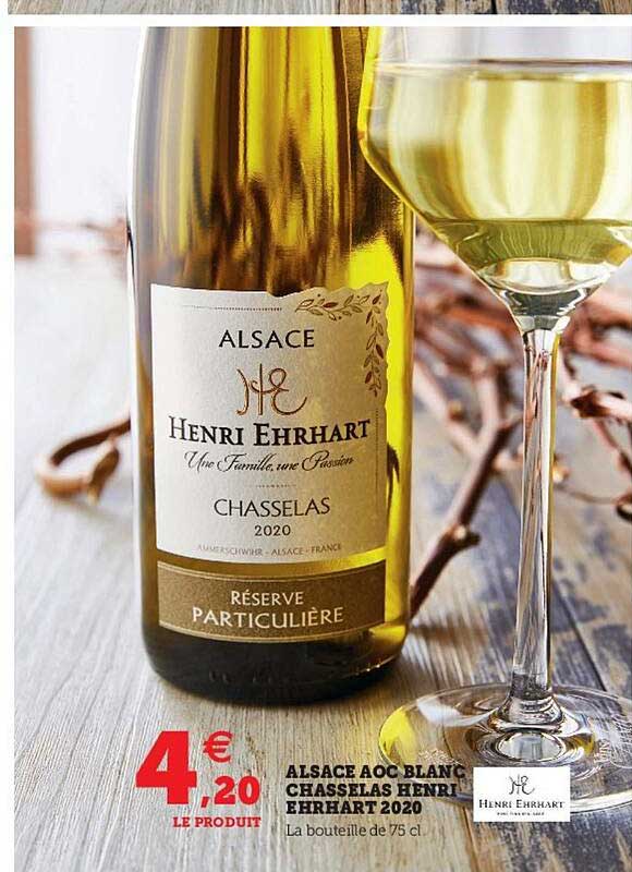alsace aoc blanc chasselas henri ehrart 2020
