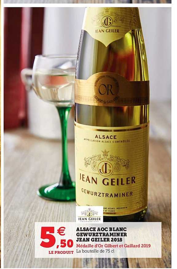 alsace aoc blanc gewurztraminer jean geiler 2018