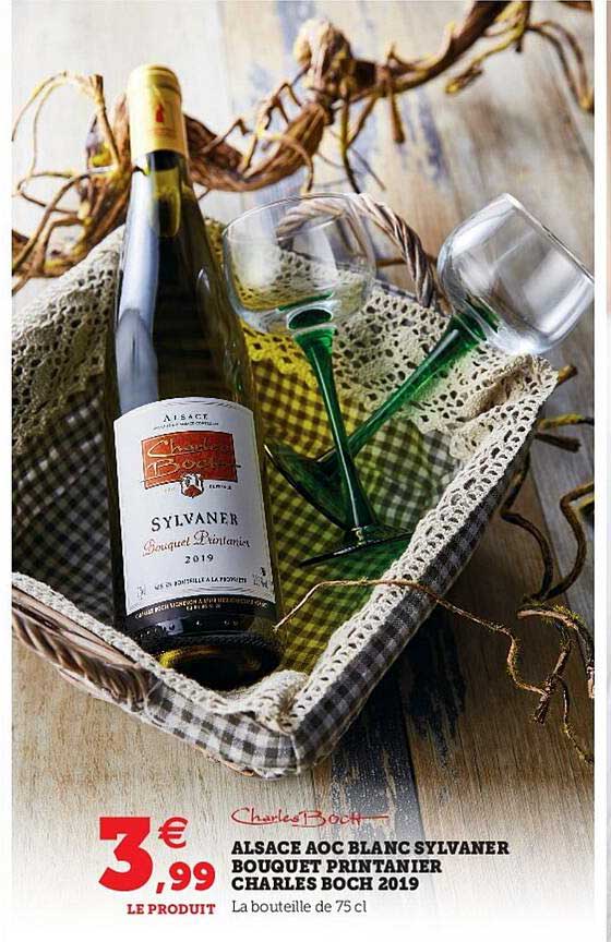 alsace aoc blanc sylvaner bouquet printanier chalres boch 2019
