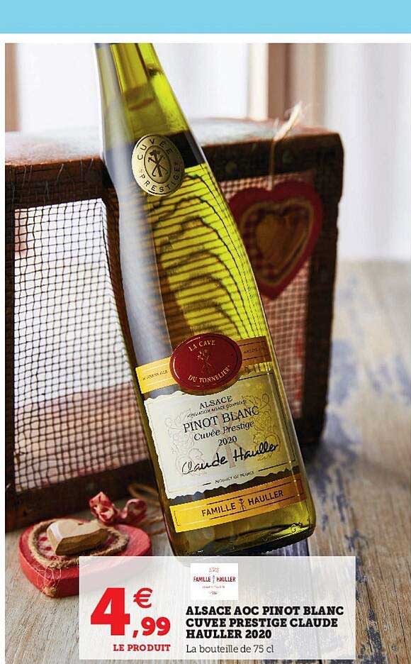 alsace aoc pinot balnc cuvée prestige claude haller 2020