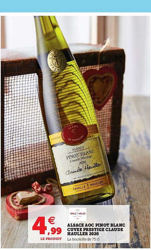 alsace aoc pinot balnc cuvée prestige claude haller 2020