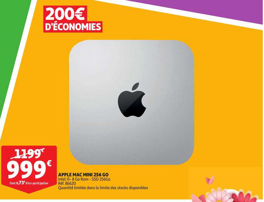 Apple Mac Mini 256 Go