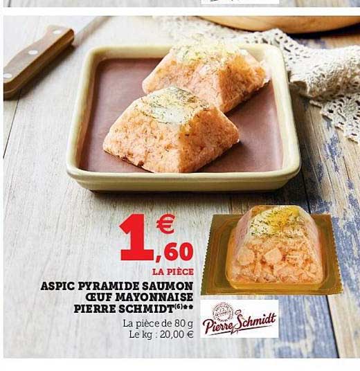 aspic pyramide saumon œuf mayonnaise pierre schmidt