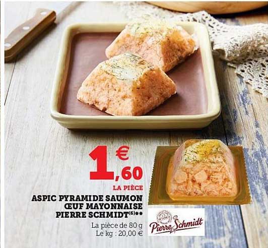 aspic pyramide saumon œuf mayonnaise pierre schmidt