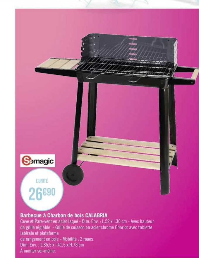 Barbecue à Charbon De Bois Calabria Somagic