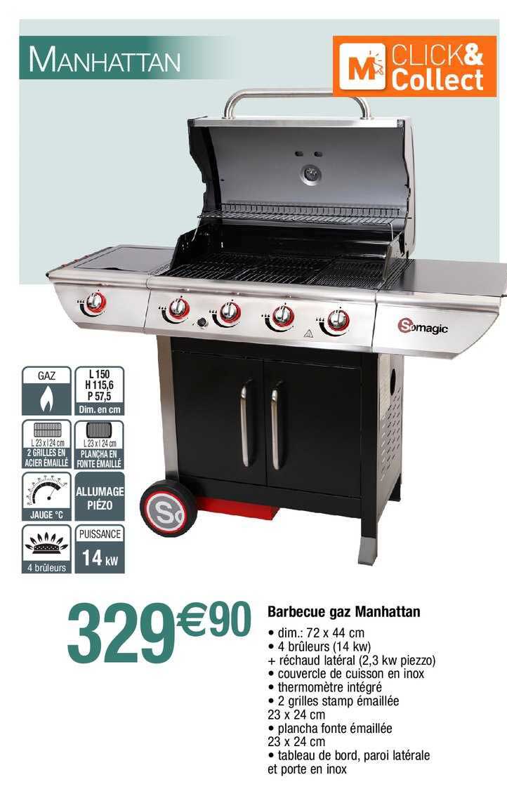 Barbecue Gaz Manhattan