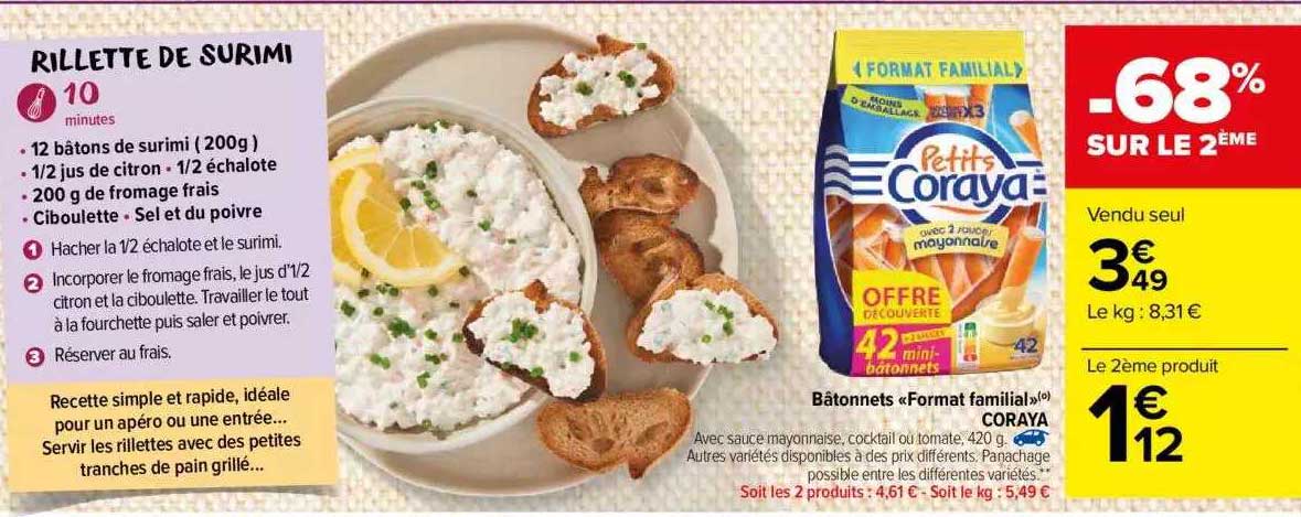 Batonnets Format Familial