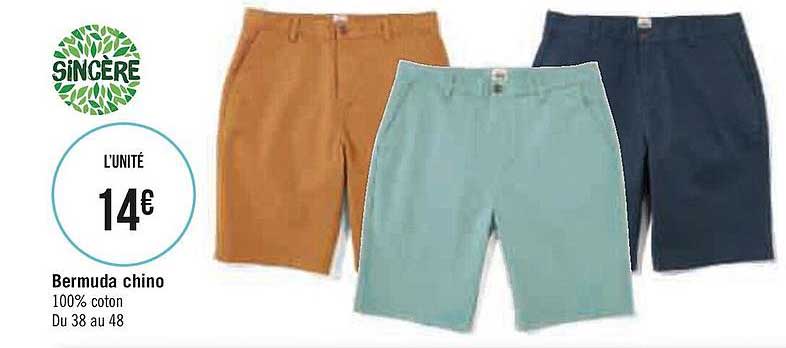 Bermuda Chino Sincère
