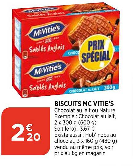 biscuits mc vitie's