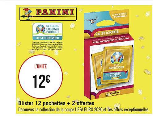 Blister 12 pochettes+2 offertes