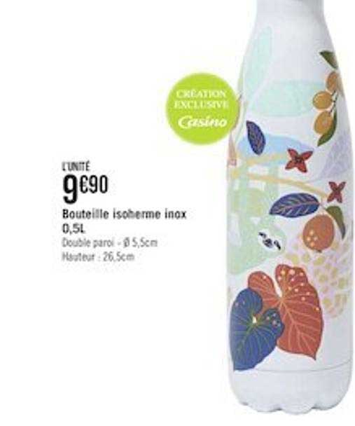 bouteille isotherme inox 0,5l