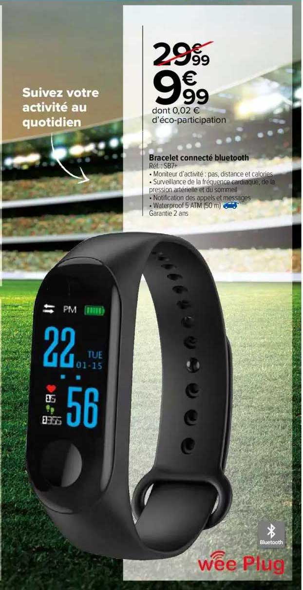 bracelet connecté bluetooth wee plug