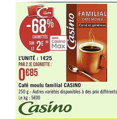 Café Mouli Familial Casino
