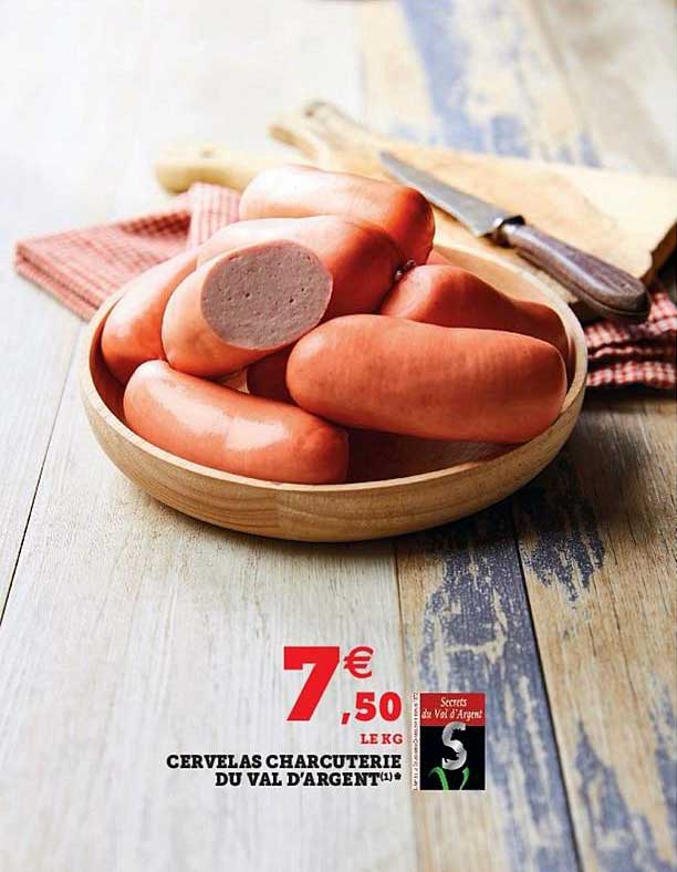 cervelas charcuterie du val d'argent