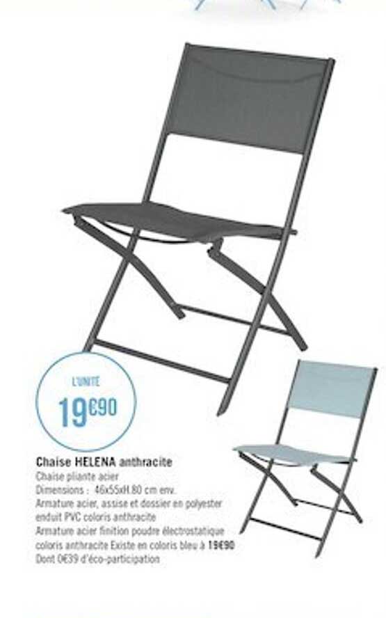 Chaise Helena Anthracite