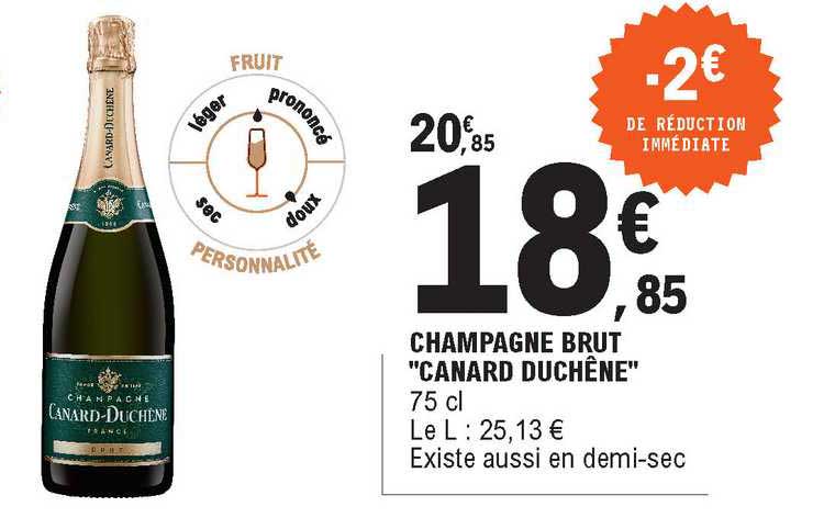 champagen burt canard duchêne