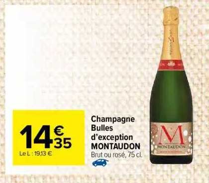 Champagne Bulles d'exception Montaudon