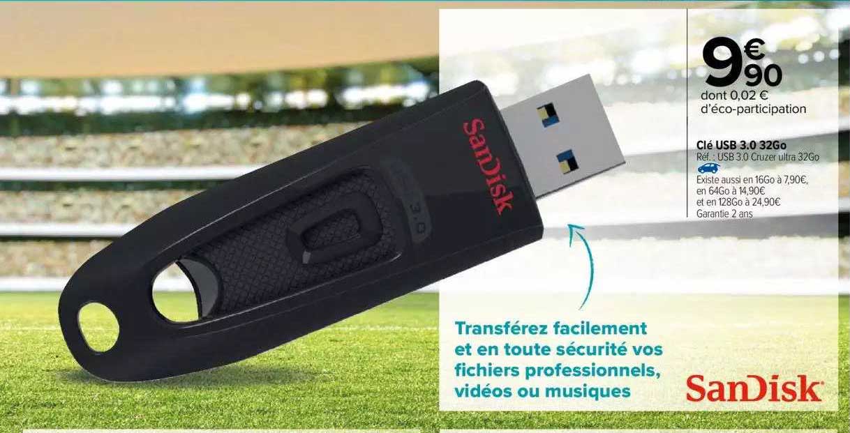 clé usb 3.0 32go sandisk
