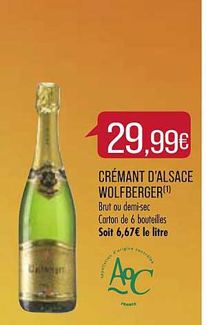 Crémant D'alsace Wolfberger