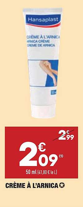 crème à l'arnica