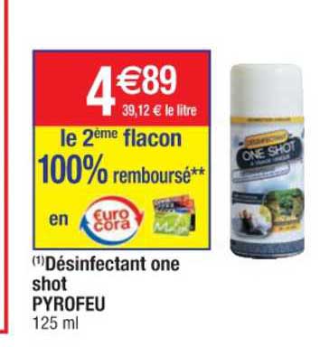 Désinfectant One Shot Pyrofeu