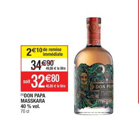 don papa masskara 40 % vol.