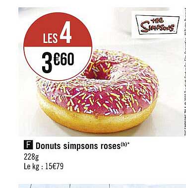 donuts simpsons roses