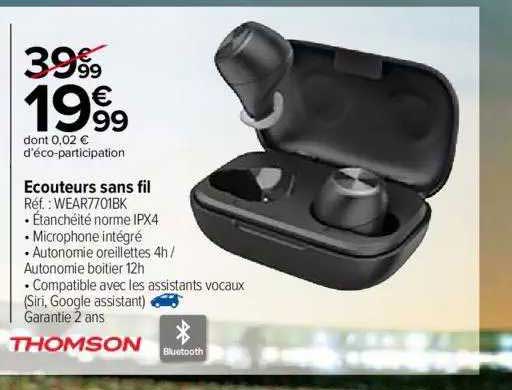 écouteurs Sans Fil Thomson