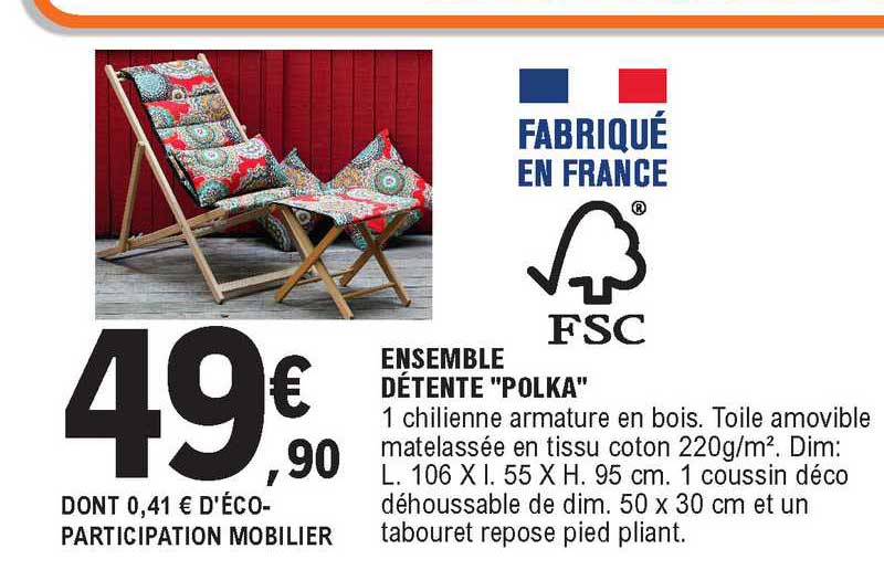 ensemble détente "polka"