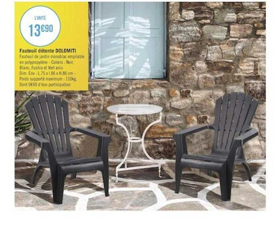 fauteuil détente dolomiti