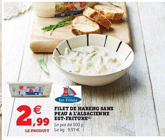 filet de hareng sans peau à l'alsacienne est-friture