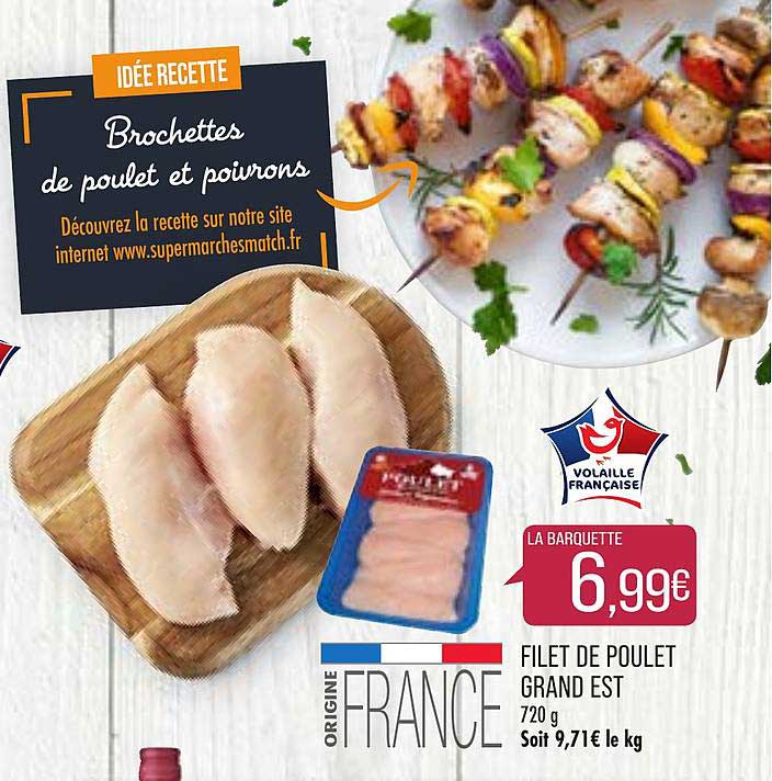 filet de poulet grand est